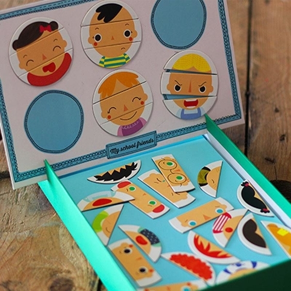 Комплект магнітів Apli Kids Емоції (14803) - Pampik - 2