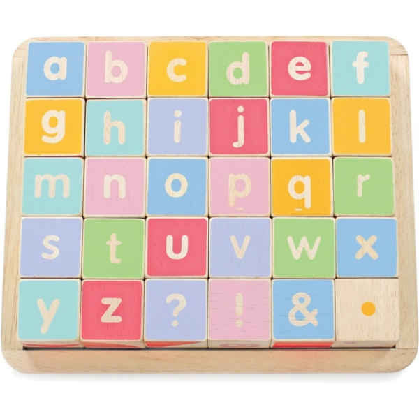 Дерев'яні кубики Le Toy Van Абетка - Pampik - 2