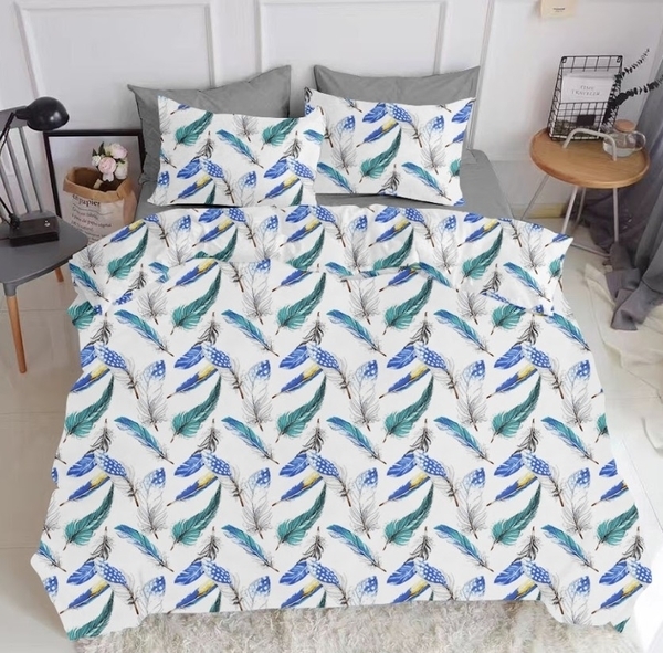 Наволочка Cosas Пір'я, 70х50 см, синій - Pampik - 2