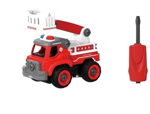 Конструктор DIY Spatial Creativity Пожежний кран, червоний (CJ-1365108) - Pampik