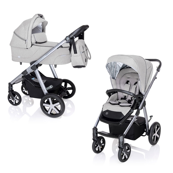 

Универсальная коляска 2 в 1 Baby Design Husky NR 2020 27 Light Gray (202537, Светло-серый