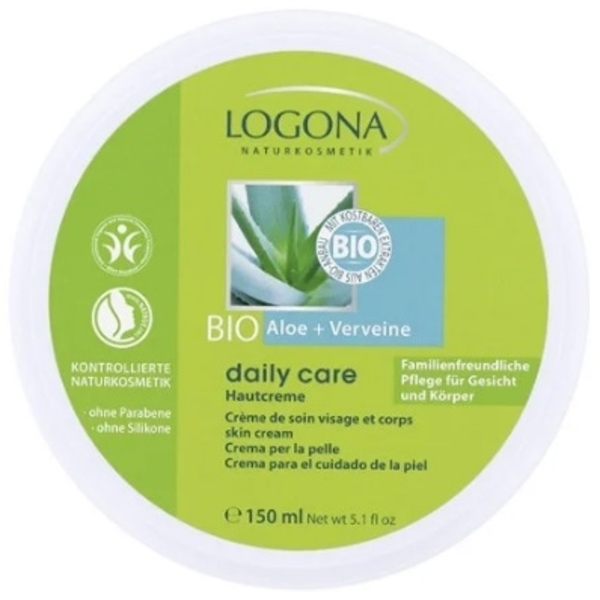 Біо-Крем для обличчя і тіла Logona з Алое і Вербеною, для нормальної та сухої шкіри, 150 мл - Pampik - 2