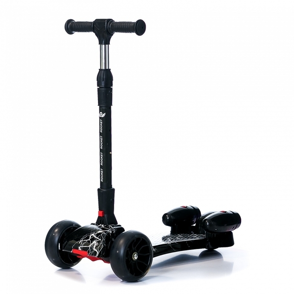 Самокат Babyhit Rocket, черный (71 650) - Pampik