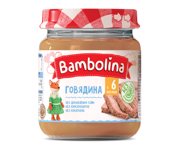 

Пюре Bambolina Говядина, 100 г