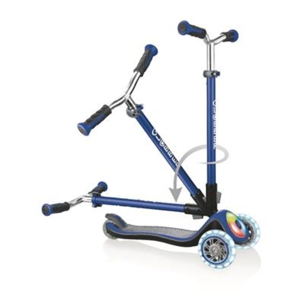 Самокат Globber Elite, триколісний, синій (444-800) - Pampik - 4