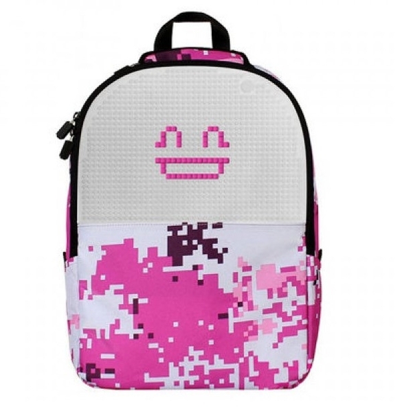 Рюкзак Upixel Camouflage, рожево-білий - Pampik - 2