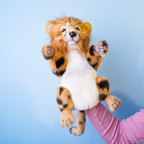 Лялька-рукавичка Hansa Puppet Гепард, 32 см (7503) - Pampik - 2