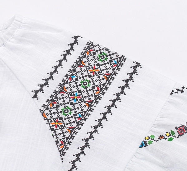 Вишиванка Bembi, р.140, білий (РБ128) - Pampik - 5