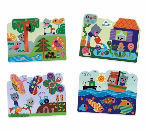 Набір для малювання Djeco Що заховано в саду? (DJ09063) - Pampik - 3