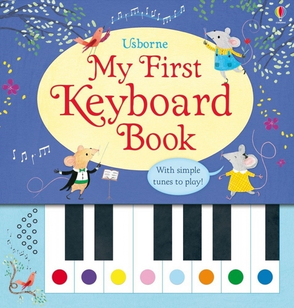 

Детская книга со звуковыми эффектами Usborne My First Keyboard Book