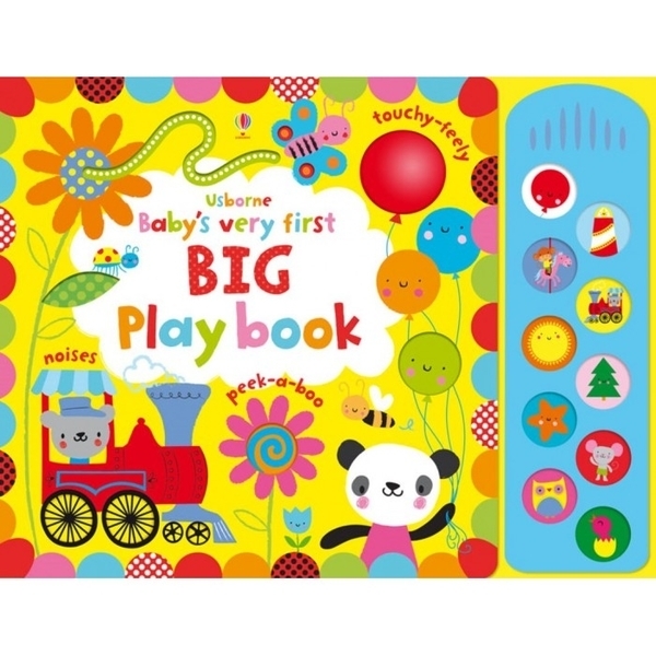 

Детская книга со звуковыми эффектами Usborne Baby's Very First Big Play Book