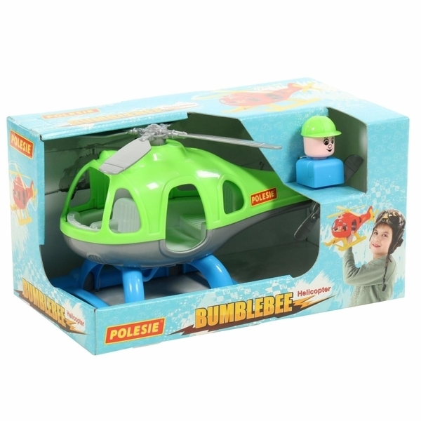 Вертоліт Polesie Джміль, в коробці, зелений (67654-2) - Pampik - 5