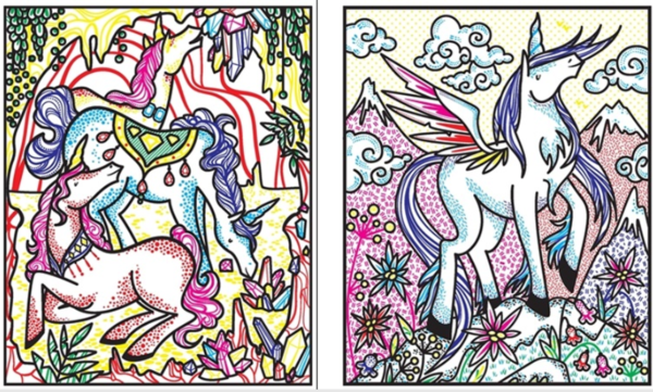 Раскраска Usborne Unicorns Magic Painting Book - Pampik - 2