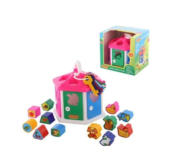 Сортер Polesie Логический домик, в коробке (6011) - Pampik - 2