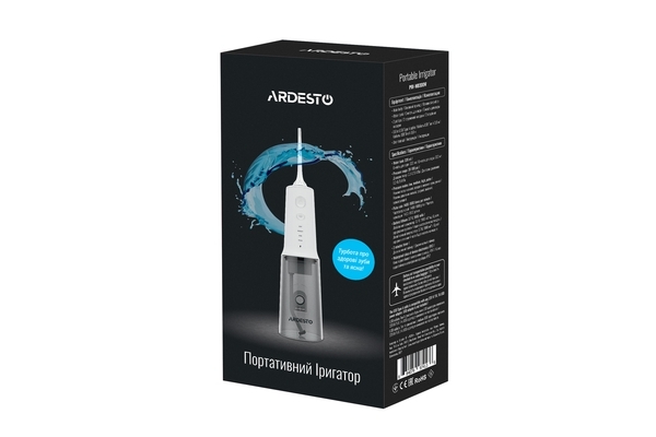 Портативный ирригатор Ardesto POI-MD300W, 320 мл (POI-MD300W) - Pampik - 7