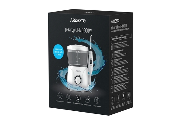 Стационарный ирригатор Ardesto OI-MD600W, 600 мл (OI-MD600W) - Pampik - 7