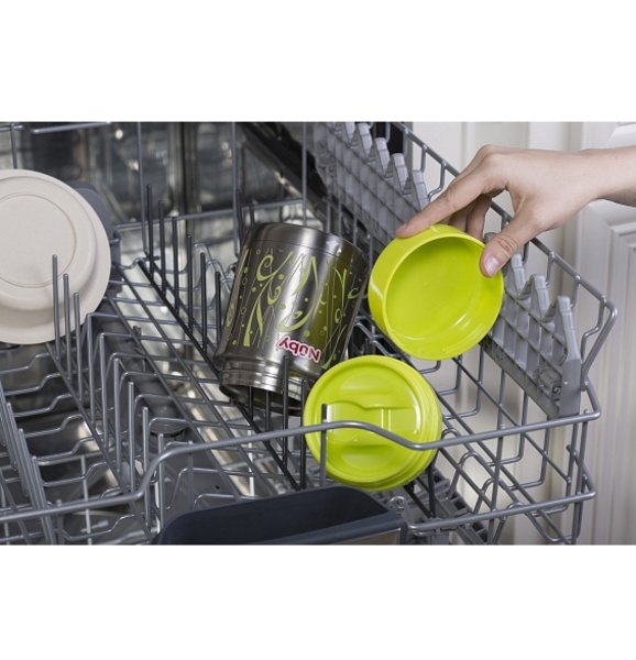 Термос Nuby, для їжі, з відсіком для сухих продуктів і ложкою, 450 мл (5475) - Pampik - 7