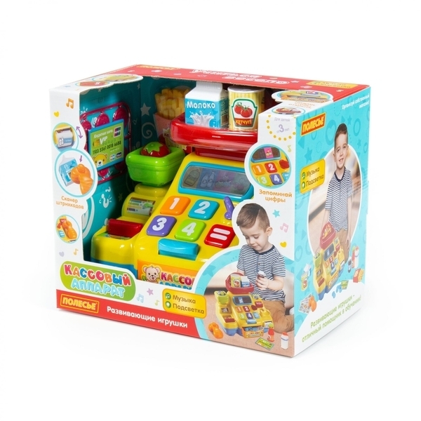 Игровой набор Polesie Кассовый аппарат для супермаркета, в коробке (77073) - Pampik - 2