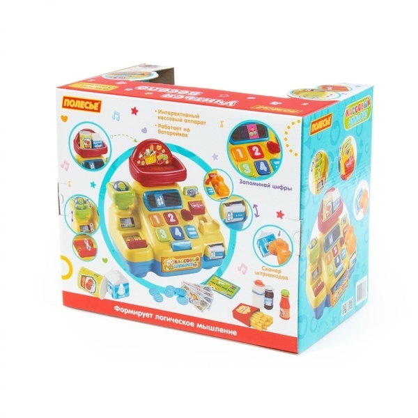 Игровой набор Polesie Кассовый аппарат для супермаркета, в коробке (77073) - Pampik - 3