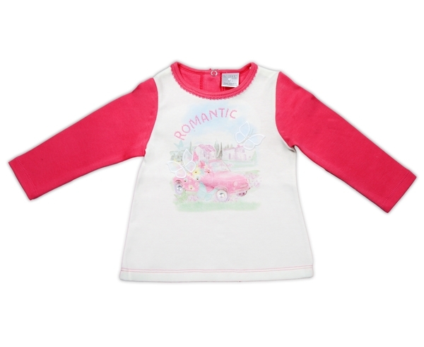 

Джемпер Garden Baby Romantic, интерлок, р., малиновый с белым (27017-02