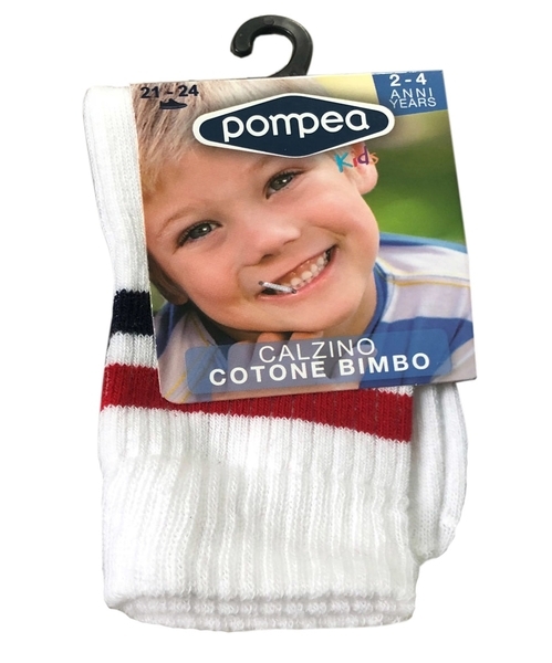 

Носки Pompea Kids Tromba Полоски, р., белый