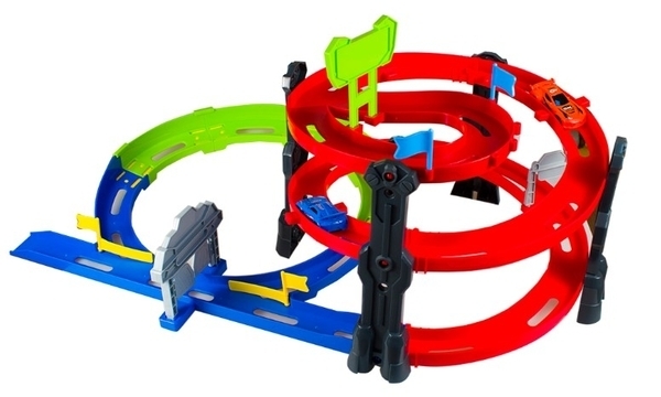 Гоночний трек Qunxing Toys Трирівневий віраж (68832) - Pampik - 2
