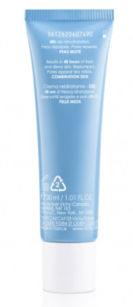 Гель-крем для глибокого зволоження Vichy Aqualia Thermal, для нормальної і комбінованої, зневодненої шкіри, 30 мл - Pampik - 2