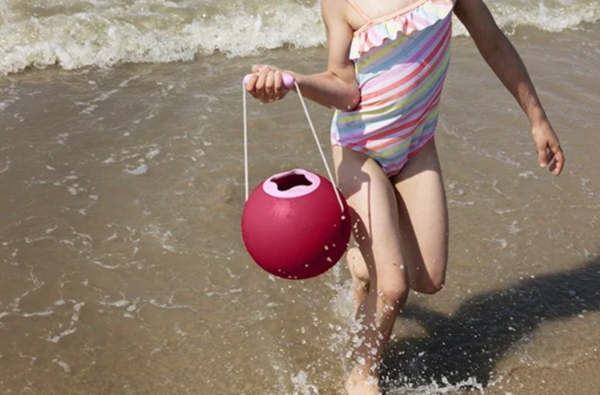 Сферичне відро Quut Mini Ballo, червоний з рожевим (171 379) - Pampik - 2