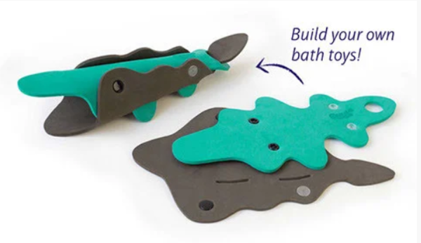 Іграшка для ванної Quut Пазл-головоломка Крокодили (171102) - Pampik - 4