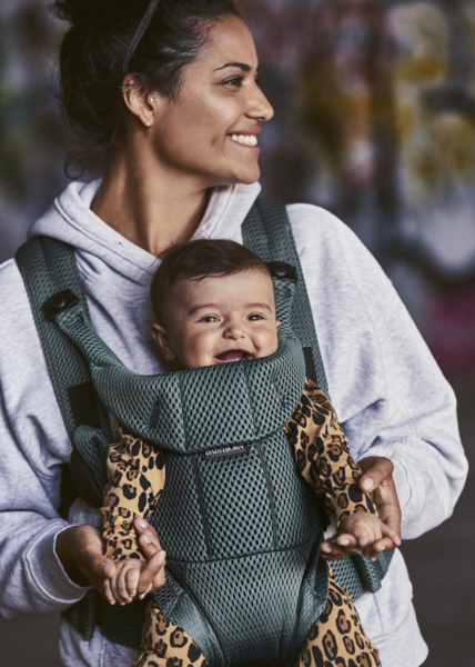 Рюкзак Babybjorn Baby Carrier Move, сіро-зелений (99038) - Pampik - 2