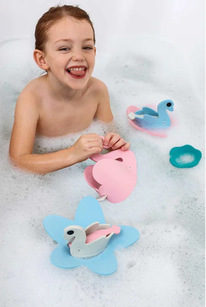 Іграшка для ванної Quut Пазл-головоломка Лебеді (171126) - Pampik - 6