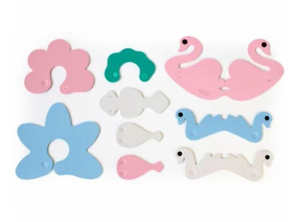 Іграшка для ванної Quut Пазл-головоломка Лебеді (171126) - Pampik - 8