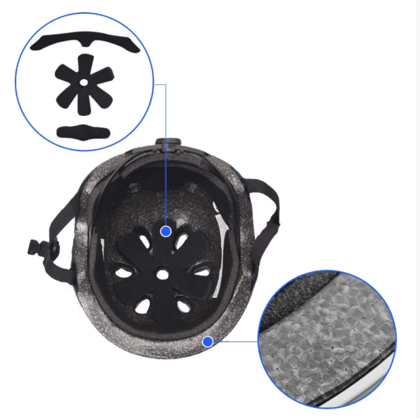 Велосипедний шолом Trybike Coconut, 44-51 см, білий з червоним (COCO 4XS) - Pampik - 5