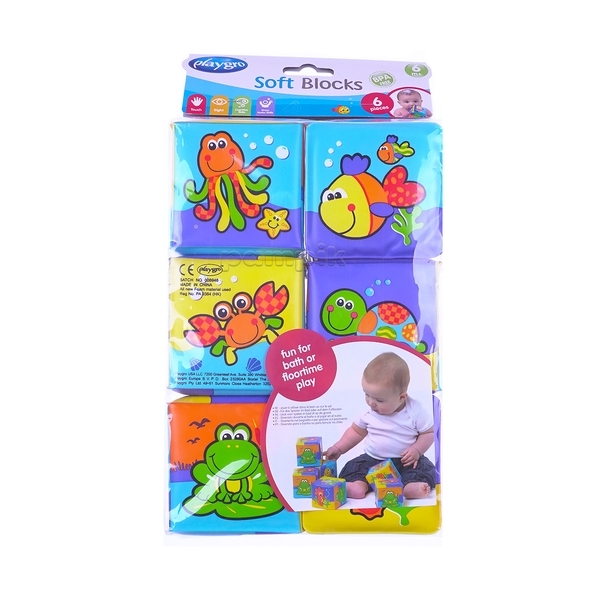 

Игрушки для ванной Playgro Кубики, 6 шт