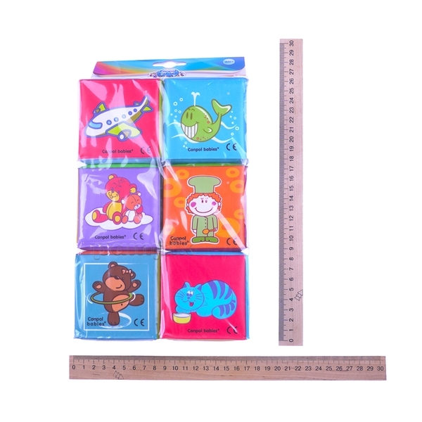 Набір м'яких кубиків Canpol babies, 6 шт. - Pampik - 2