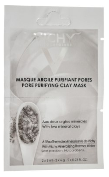 Мінеральна маска з глиною Vichy, з глиною, 2 шт. х 6 мл - Pampik - 2