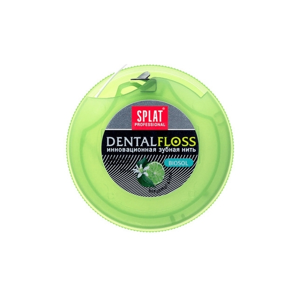 Антибактеріальна об'ємна зубна нитка Splat DentalFloss, з екстрактом бергамота і лайма, 30 м - Pampik - 2