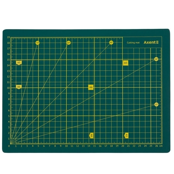 Килимок самовідновлюваний для різання Axent, А4, зелений (7903-A) - Pampik - 2