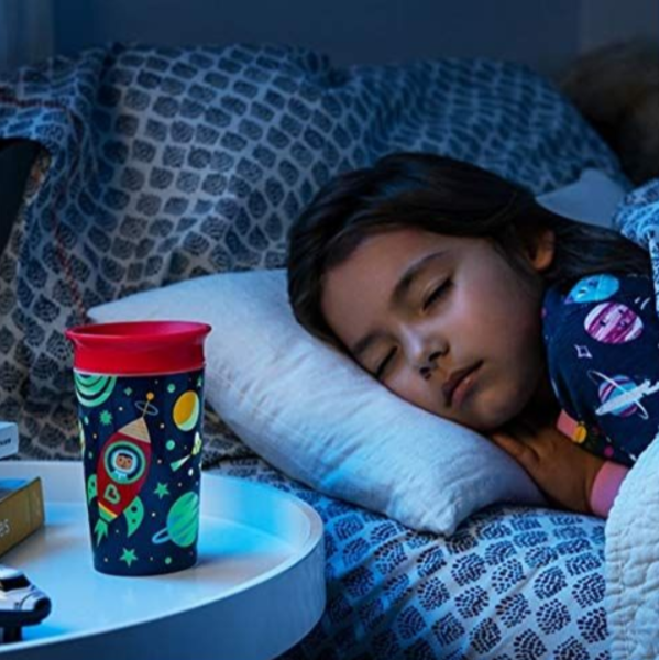 Чашка-непроливайка Munchkin Miracle 360 ​​Glow in the Dark, червоний, 266 мл (21193.01) - Pampik - 6