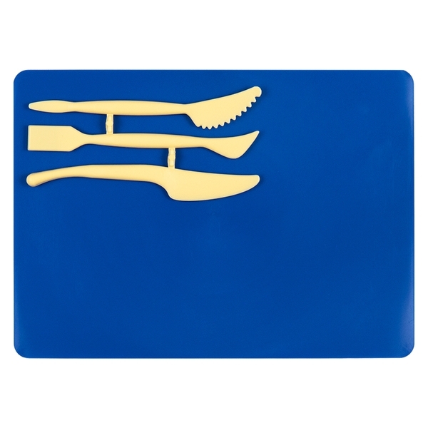 Набір для ліплення Kite, дошка і 3 стека, синій (K17-1140-02) - Pampik - 2