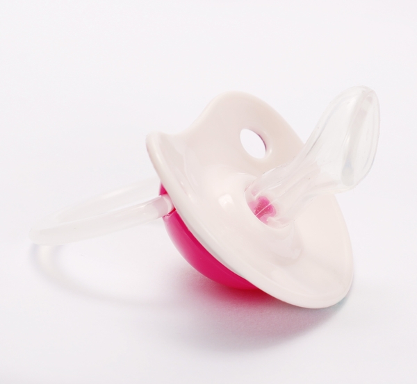 Пустушка силіконова Lindo, анатомічна, 0-6 міс., рожевий (Li402/0-6рож) - Pampik - 2