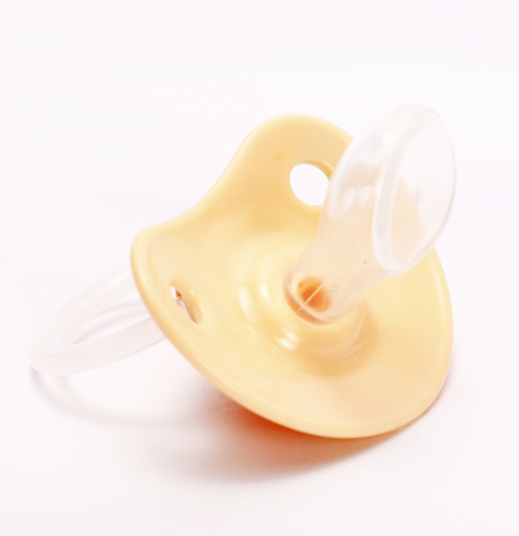 Пустушка силіконова Lindo, анатомічна, 12+ міс., жовтий (Lі402/12+жов) - Pampik - 2