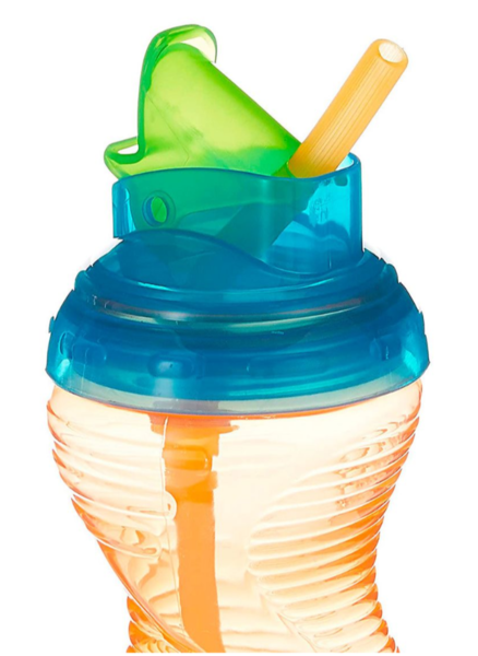 Чашка-непроливайка Munchkin Mighty Grip, 296 мл, помаранчевий (40523.04) - Pampik - 2