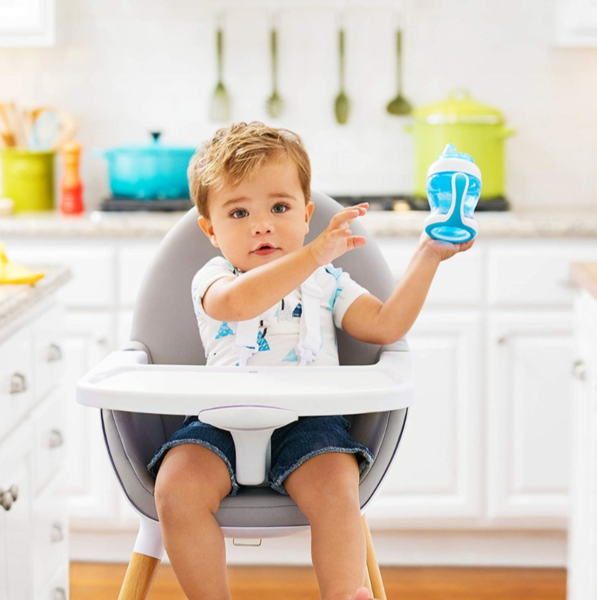 Чашка-непроливайка Munchkin Gentle Transition, 118 мл, блакитний (17129.01) - Pampik - 7