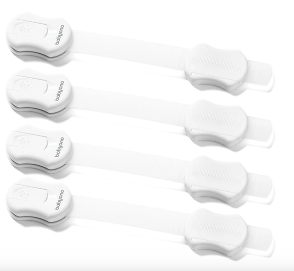 Універсальна блокування для меблів BabyOno, 4 шт., Білий (944) - Pampik - 2