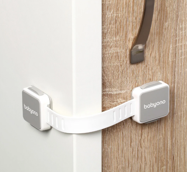 Універсальна блокування для меблів BabyOno, 2 шт., Сірий (945) - Pampik - 4