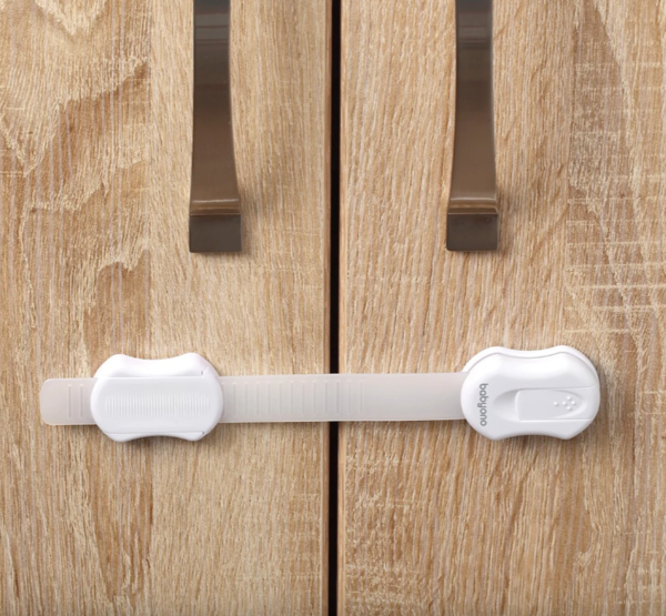 Універсальна блокування для меблів BabyOno, 4 шт., Білий (944) - Pampik - 5