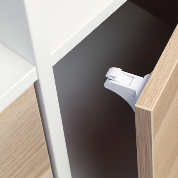 Магнітний блокувальник для меблів BabyOno, 4 шт., Білий (946) - Pampik - 2