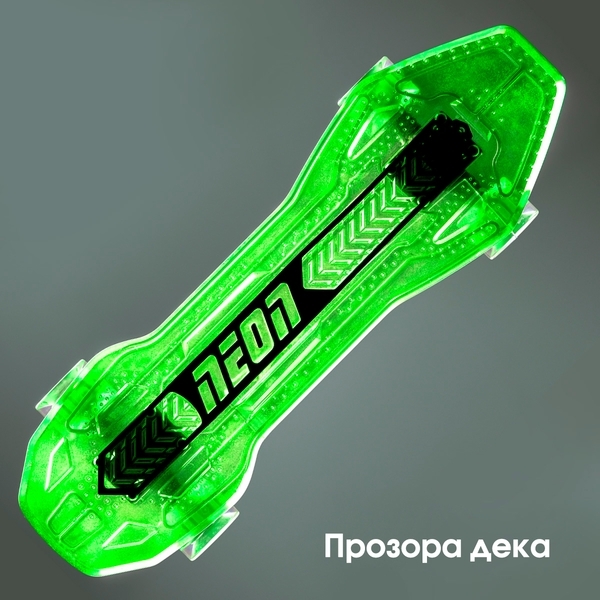 Скейтборд Neon Cruzer, зелений (N100792) - Pampik - 4