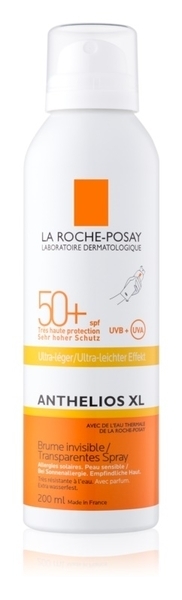Солнцезащитный спрей La Roche-Posay Anthelios XLUltra-light, SPF 50+, 200 мл - Pampik